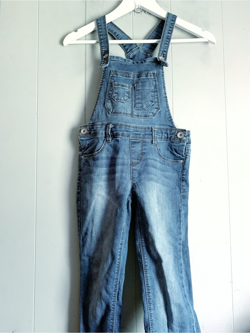 Squeeze Big Girls Denim Overalls 10